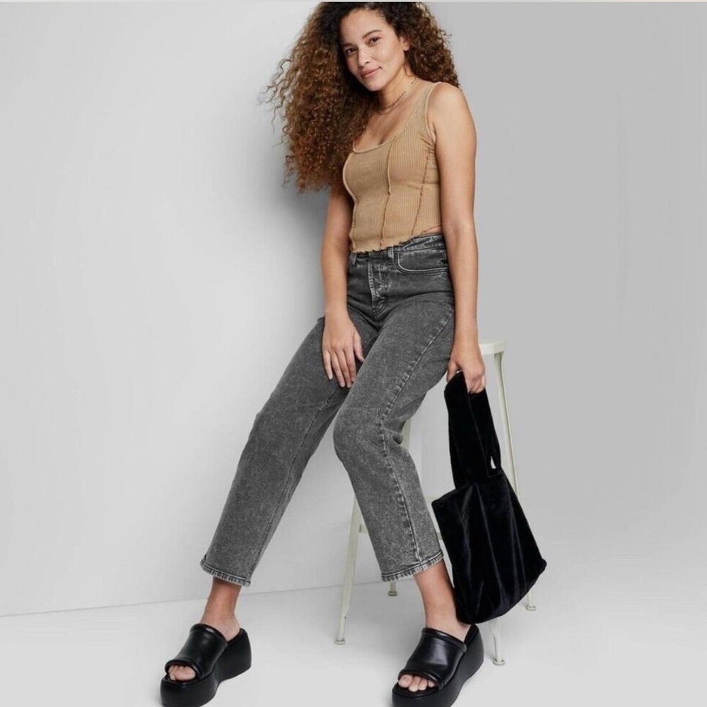 Wild Fable Black Straight Leg Jeans
